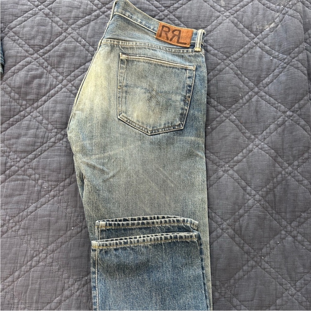 Ralph Lauren Double RL Men's Faded Blue Jeans